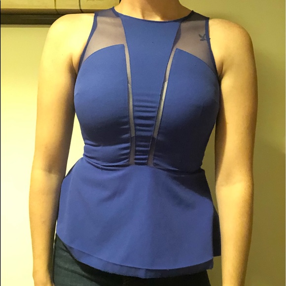 Blue Dynamite Peplum Blouse - Picture 4 of 4